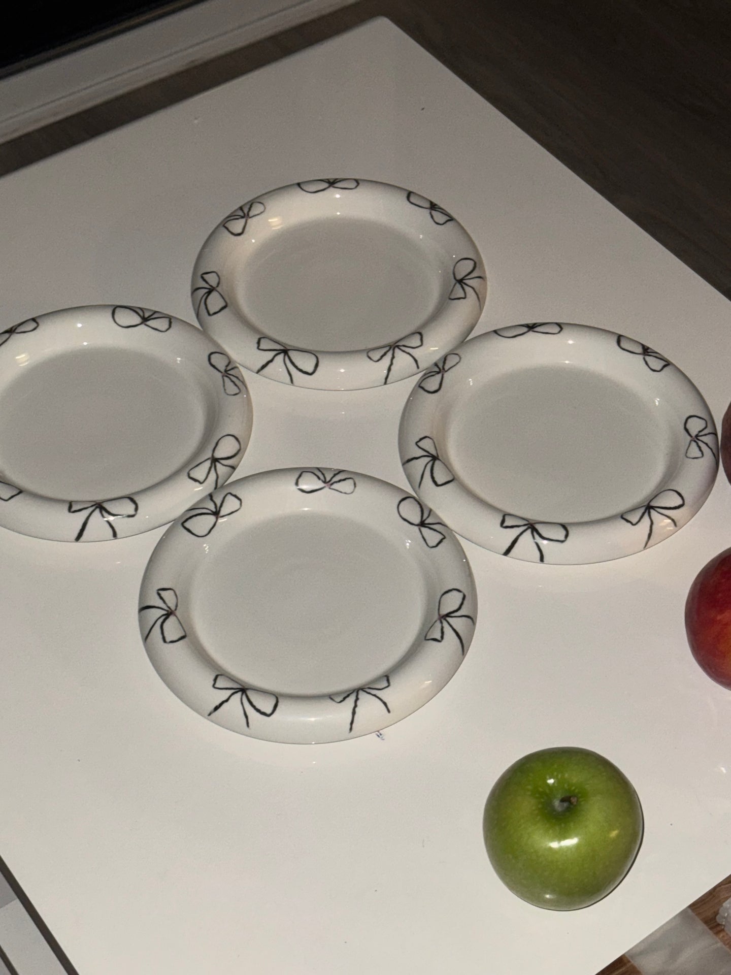 Four small plate set